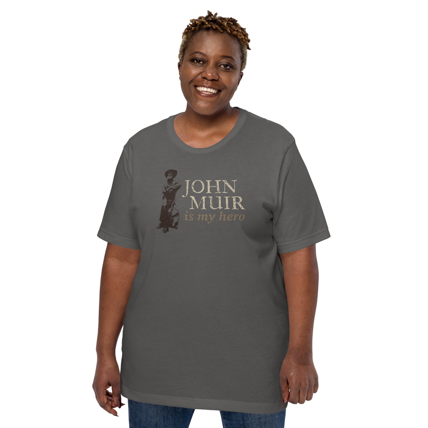 John Muir is my hero • Short Sleeve Jersey T-Shirt