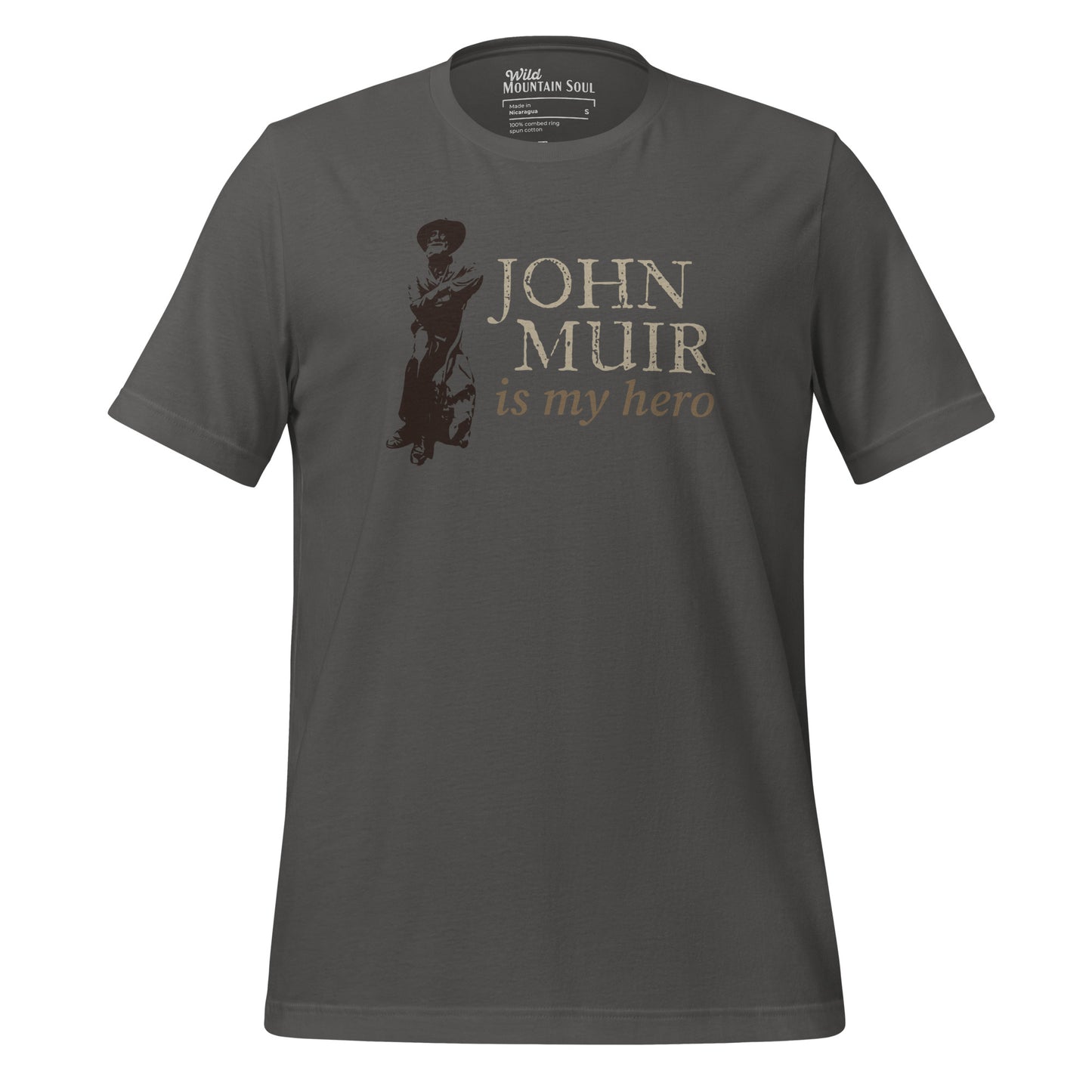 John Muir is my hero • Short Sleeve Jersey T-Shirt