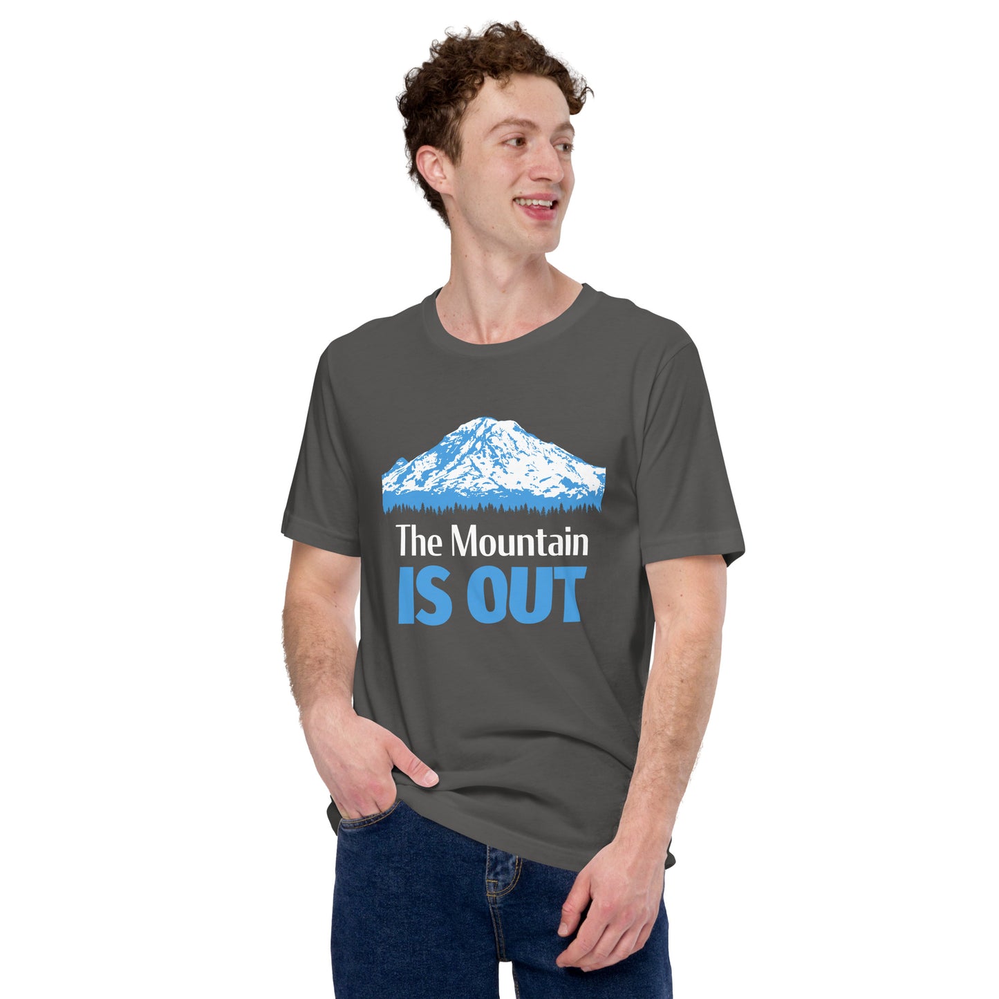 Mt. Rainier • The Mountain Is Out • Short Sleeve Jersey T-Shirt