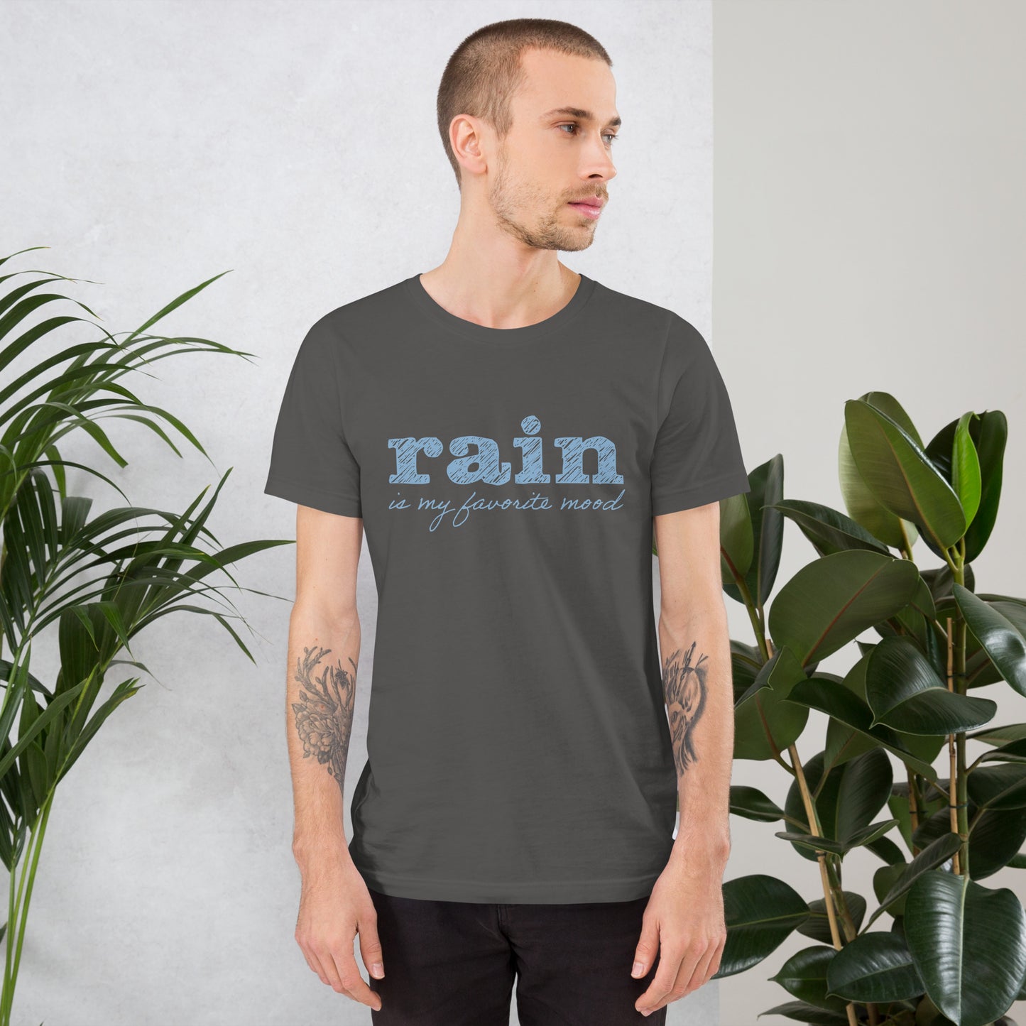 Rain is my favorite mood • Short Sleeve Jersey T-Shirt