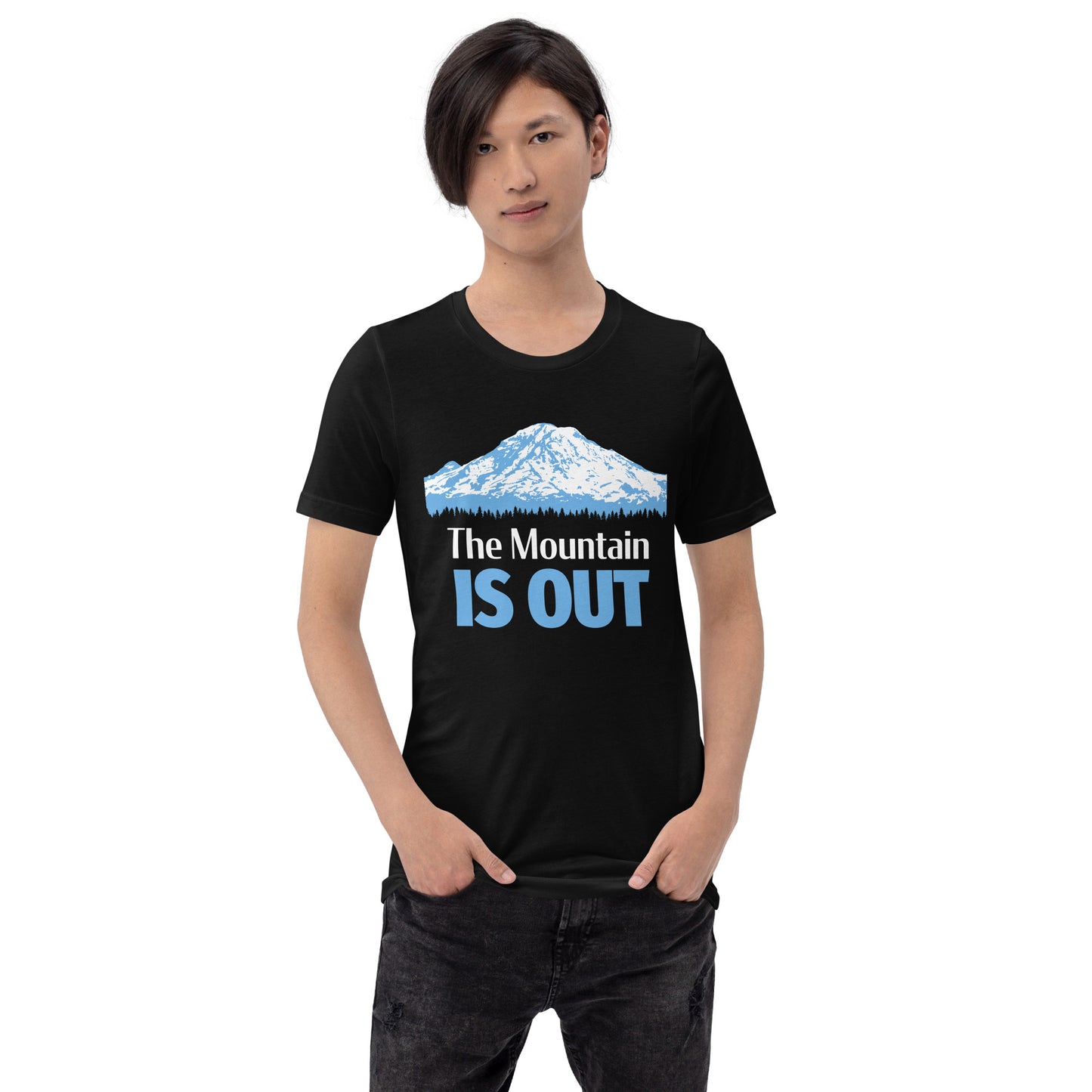 Mt. Rainier • The Mountain Is Out • Short Sleeve Jersey T-Shirt