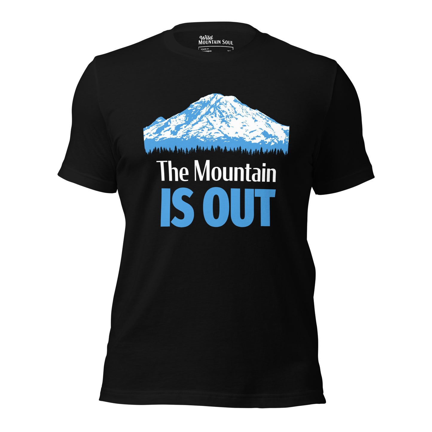 Mt. Rainier • The Mountain Is Out • Short Sleeve Jersey T-Shirt