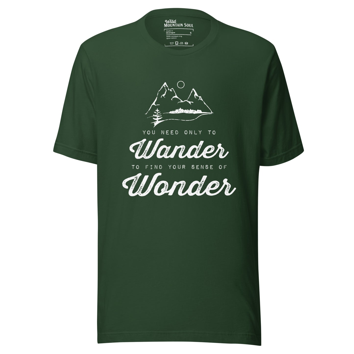 Wander to Wonder • Short Sleeve Jersey T-Shirt