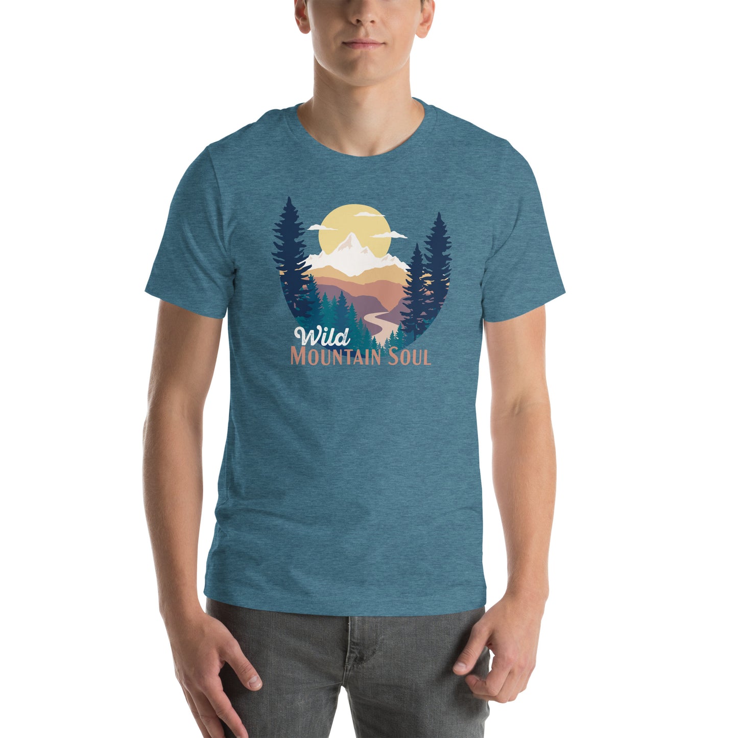 Wild Mountain Soul • Short Sleeve Jersey T-Shirt