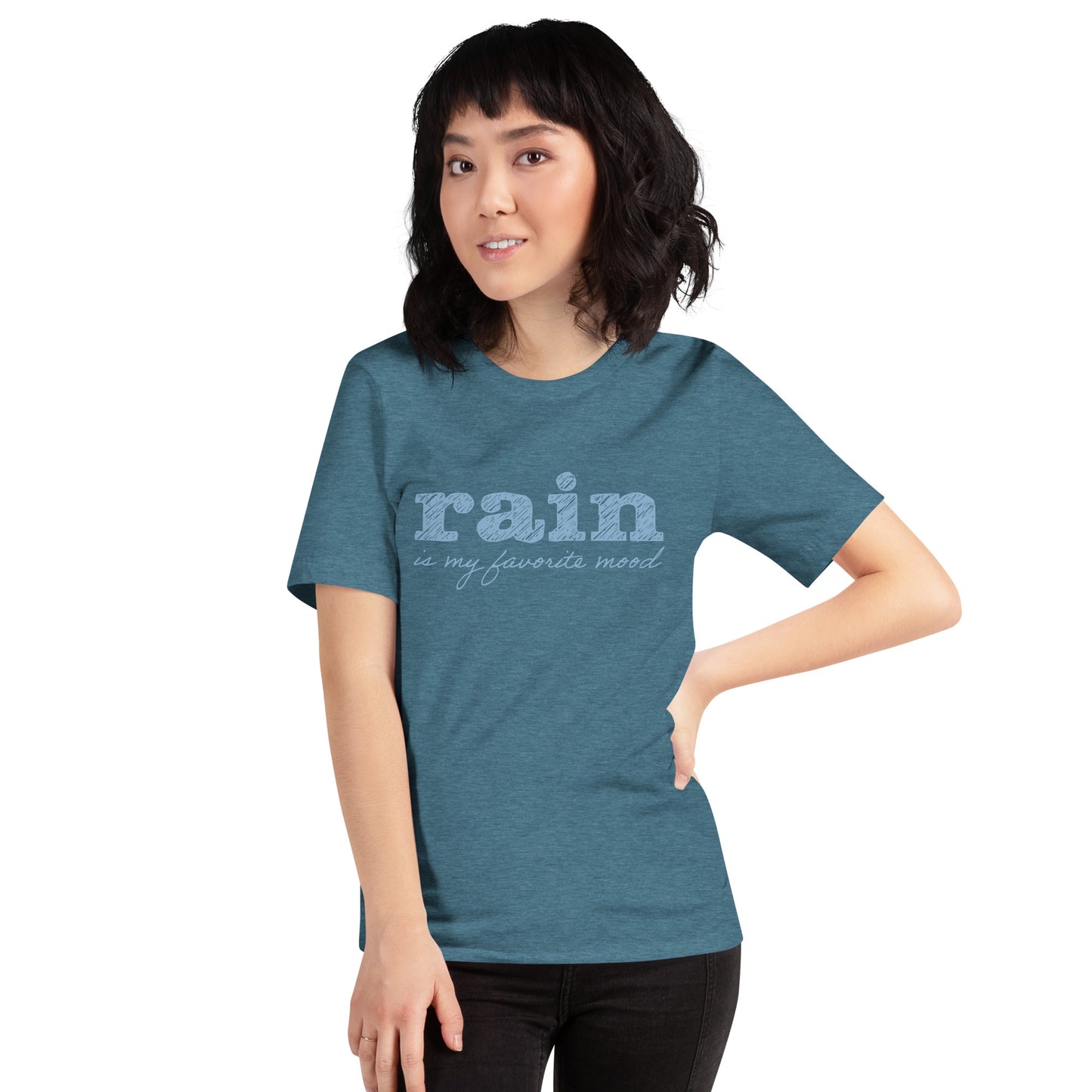 Rain is my favorite mood • Short Sleeve Jersey T-Shirt