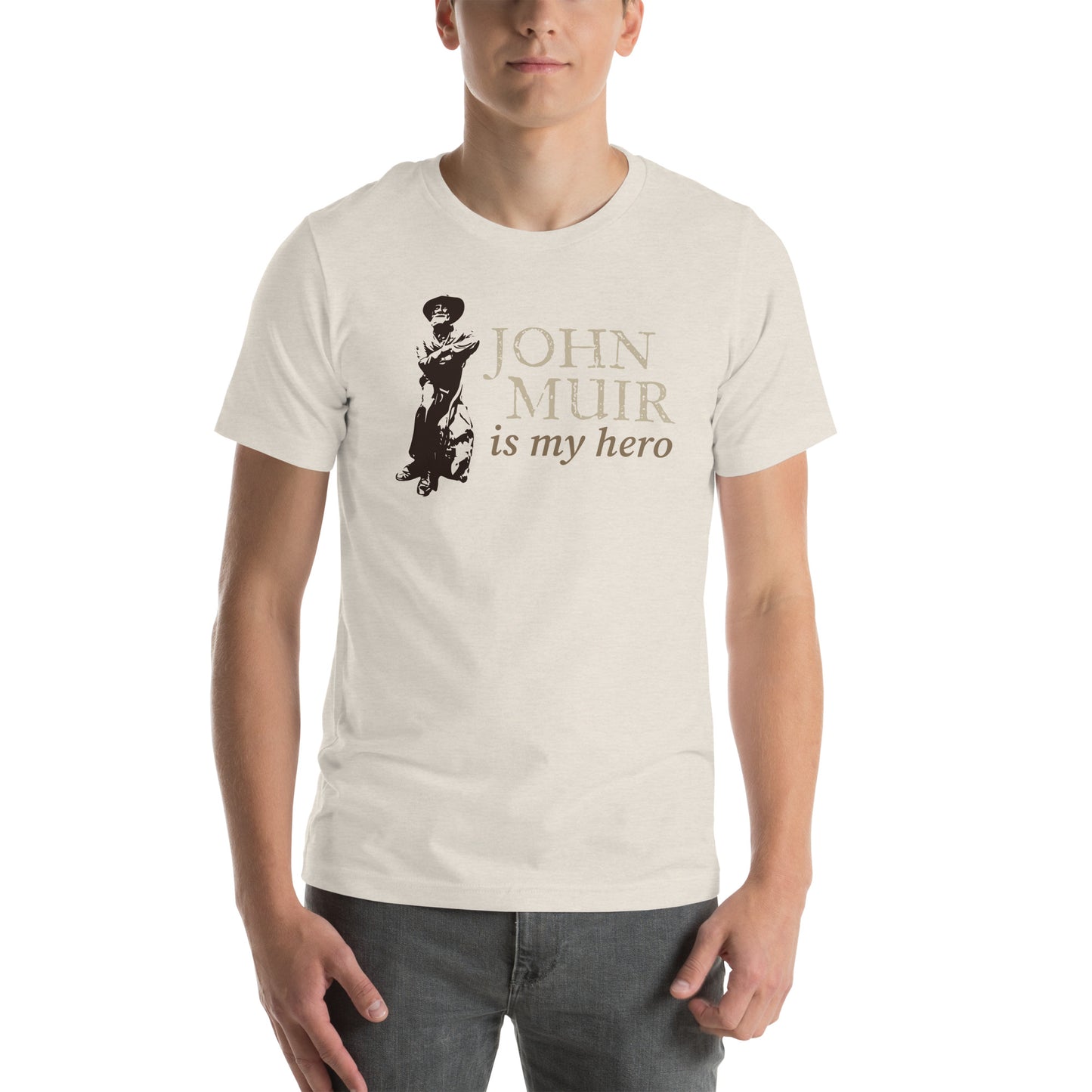 John Muir is my hero • Short Sleeve Jersey T-Shirt