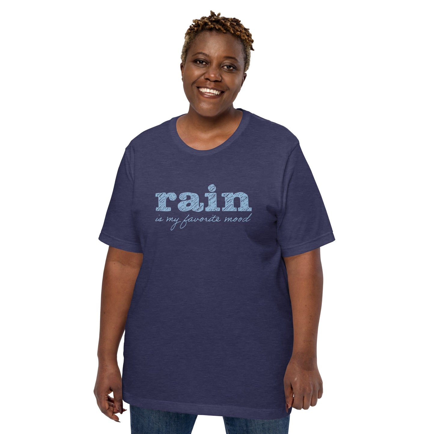 Rain is my favorite mood • Short Sleeve Jersey T-Shirt