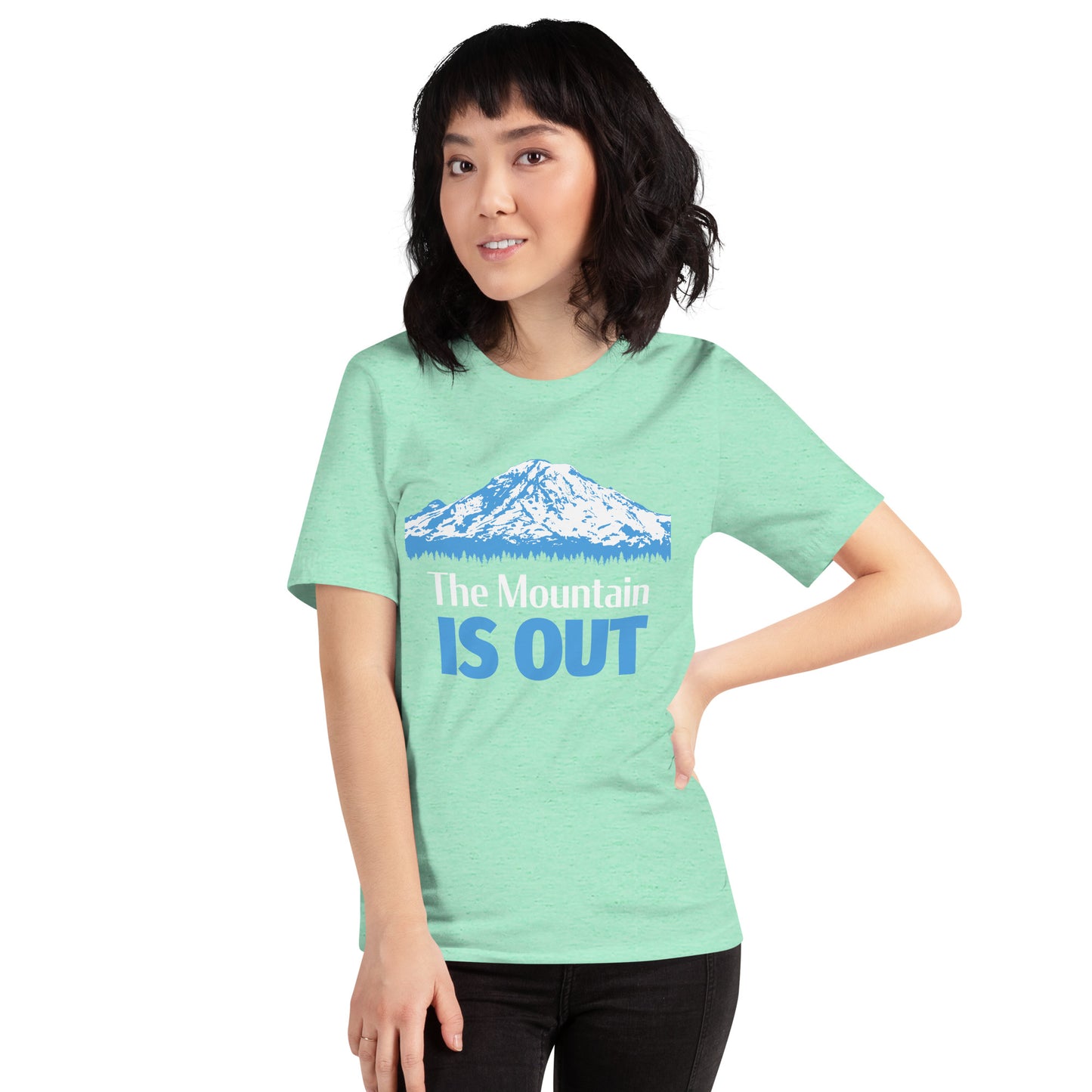 Mt. Rainier • The Mountain Is Out • Short Sleeve Jersey T-Shirt