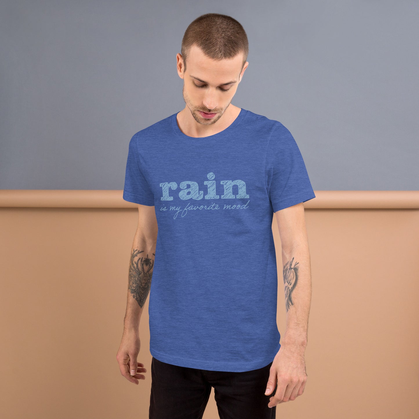 Rain is my favorite mood • Short Sleeve Jersey T-Shirt