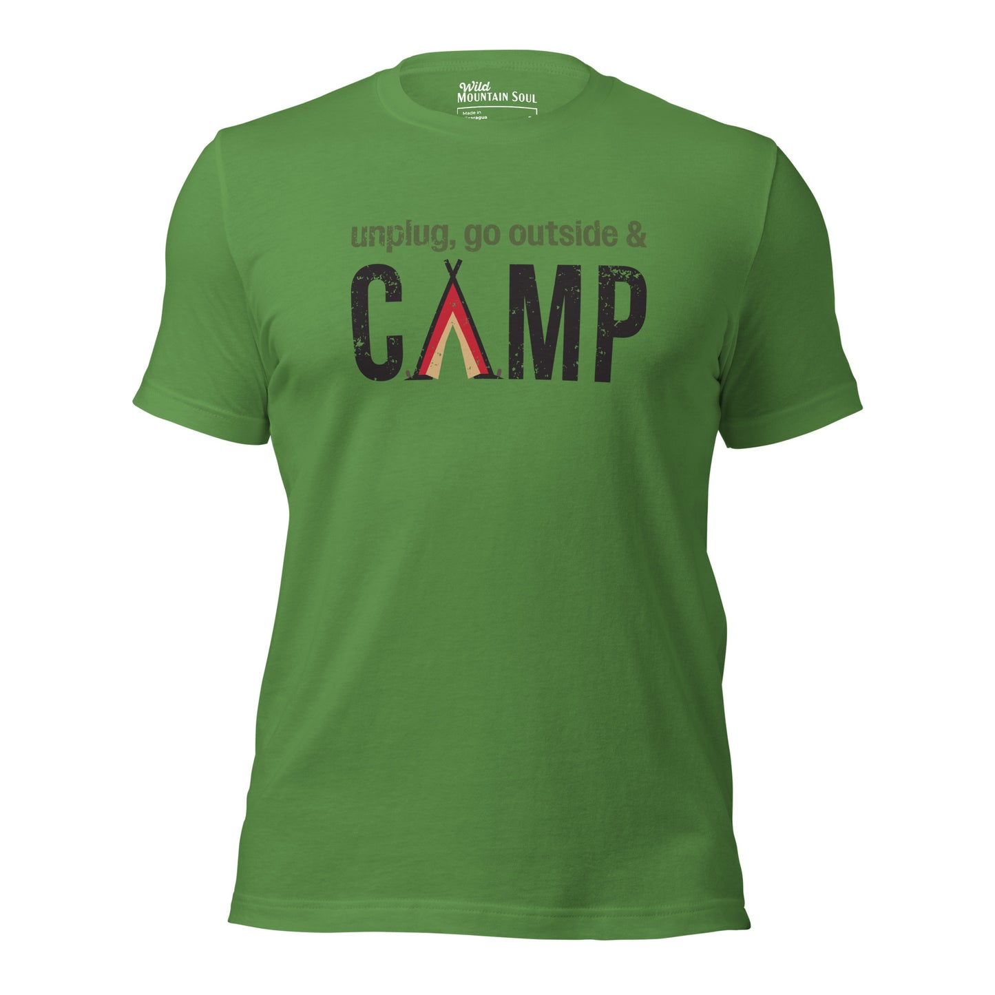 Unplug, Go Outside, & Camp • Short Sleeve Jersey T-Shirt