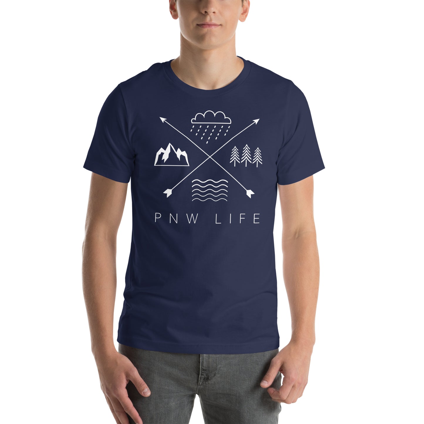 PNW LIFE • Short Sleeve Jersey T-Shirt