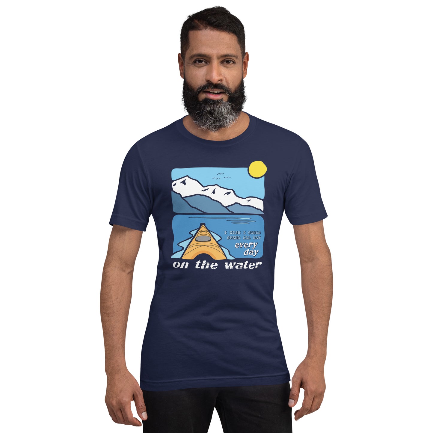 I wish I could spend all day every day on the water • Kayaking • Short Sleeve Jersey T-Shirt