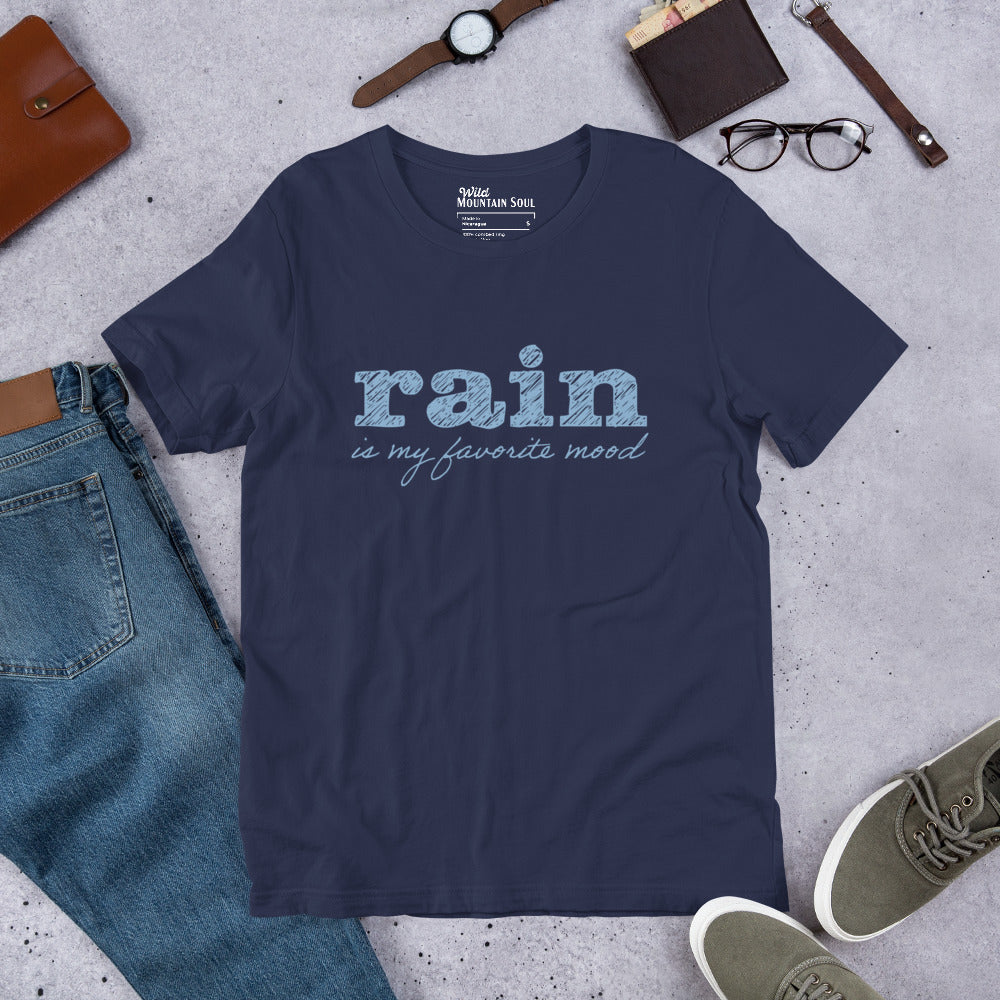 Rain is my favorite mood • Short Sleeve Jersey T-Shirt