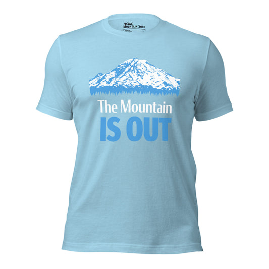 Mt. Rainier • The Mountain Is Out • Short Sleeve Jersey T-Shirt