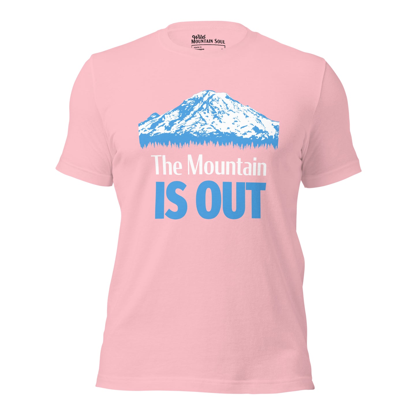 Mt. Rainier • The Mountain Is Out • Short Sleeve Jersey T-Shirt