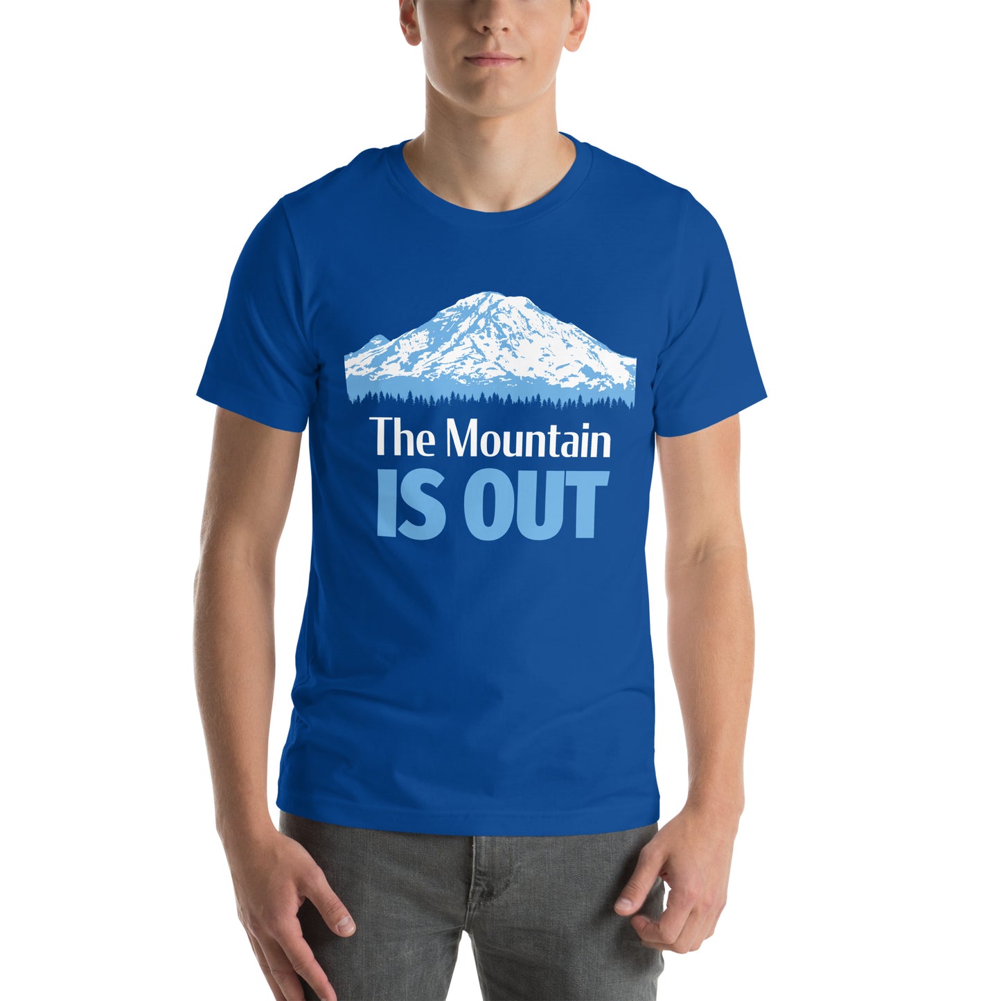 Mt. Rainier • The Mountain Is Out • Short Sleeve Jersey T-Shirt