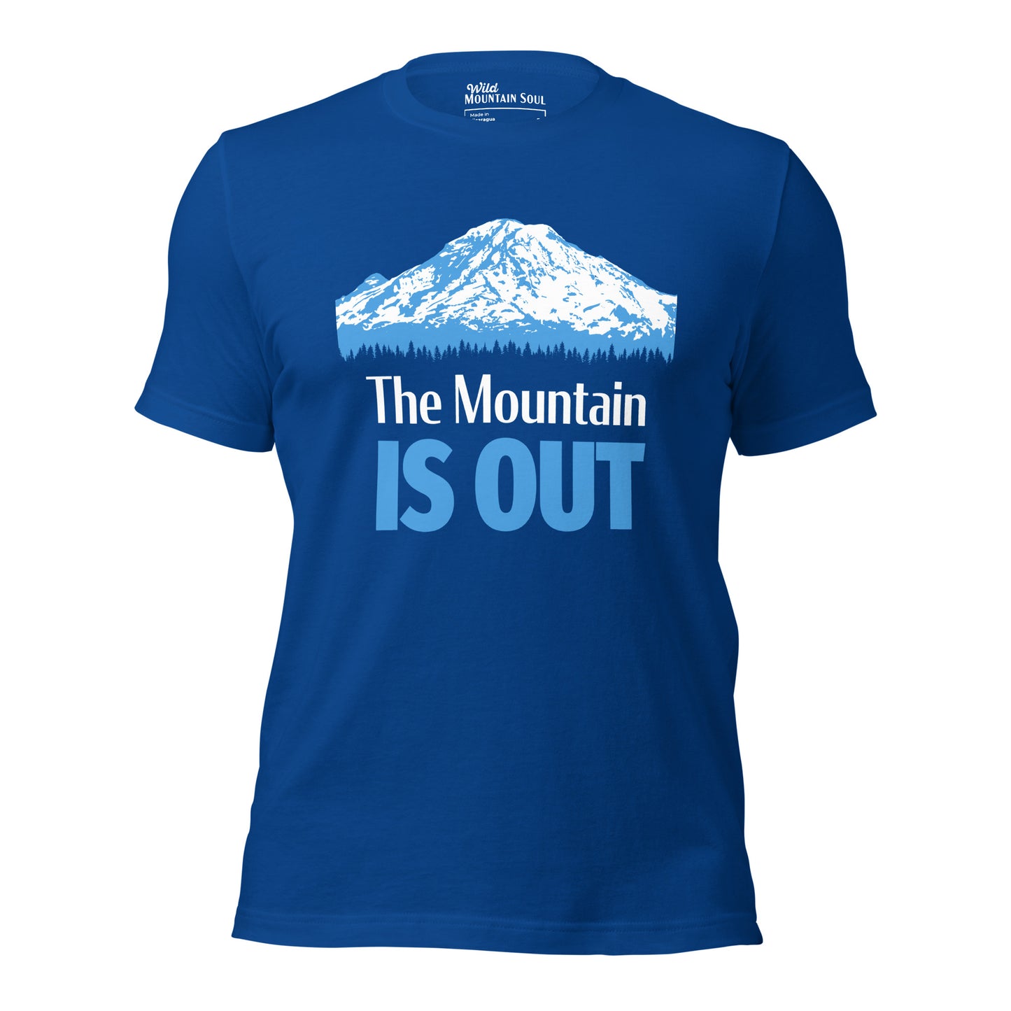 Mt. Rainier • The Mountain Is Out • Short Sleeve Jersey T-Shirt