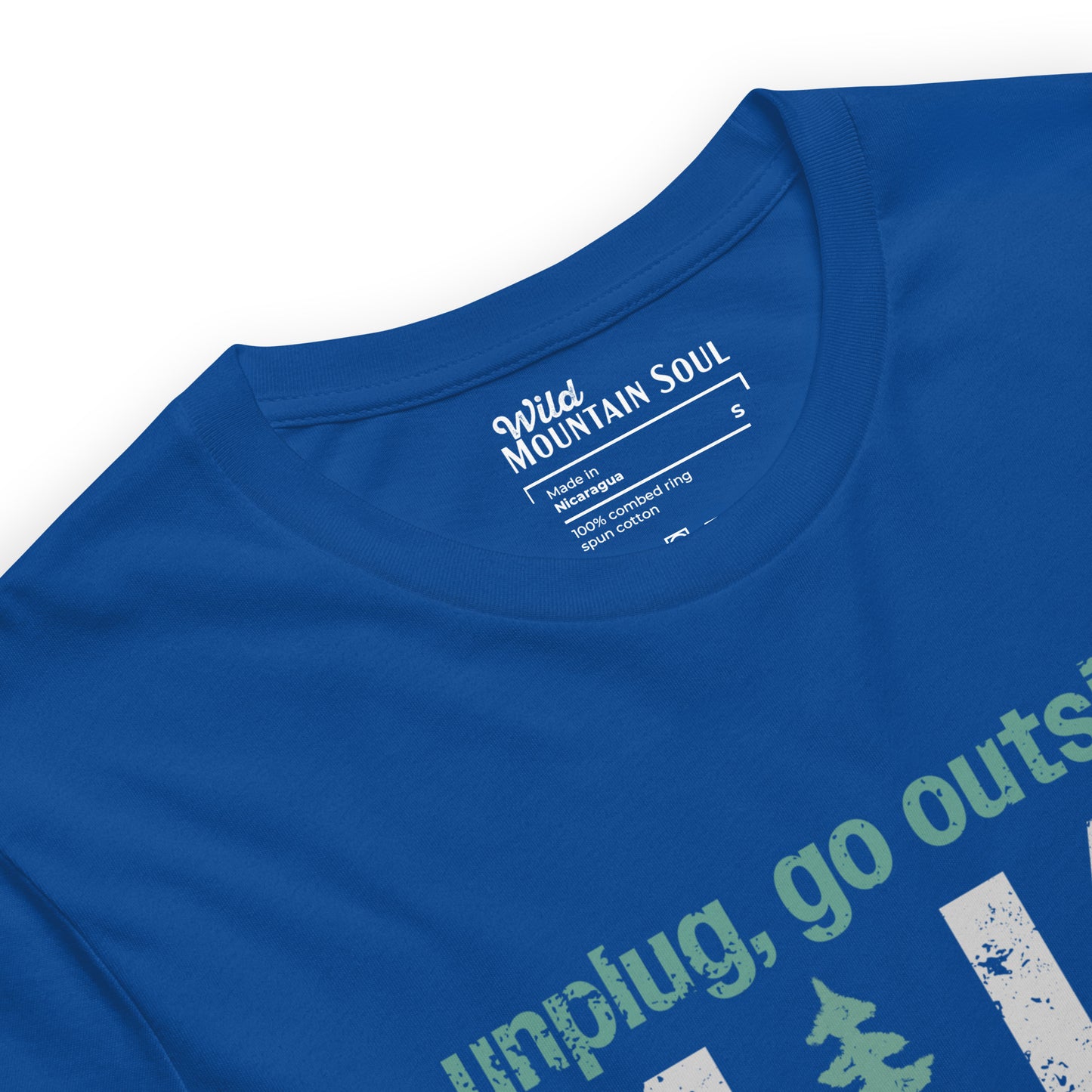 Unplug, Go Outside, & Hike • Short Sleeve Jersey T-Shirt