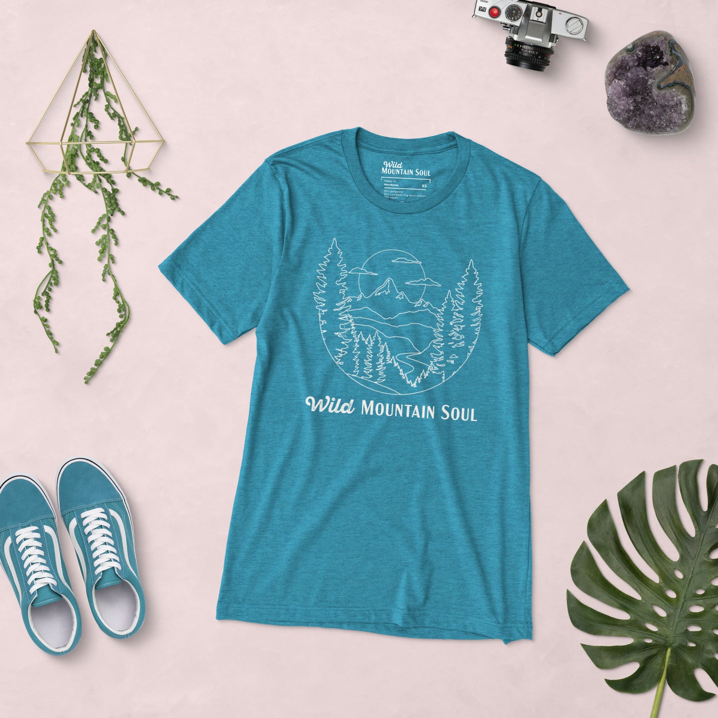 Wild Mountain Soul Graphic Tee • Tri-Blend Short Sleeve T-Shirt