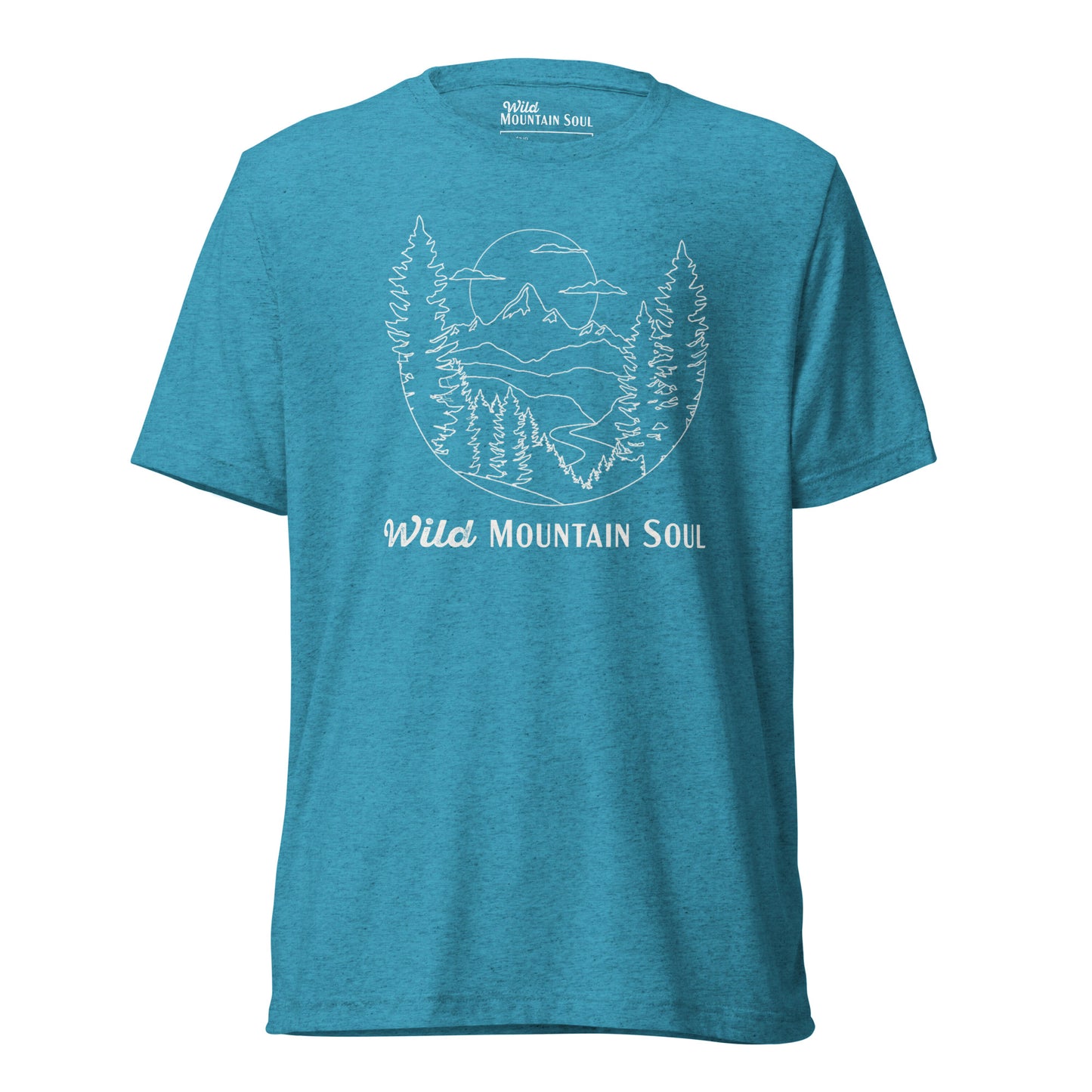 Wild Mountain Soul Graphic Tee • Tri-Blend Short Sleeve T-Shirt