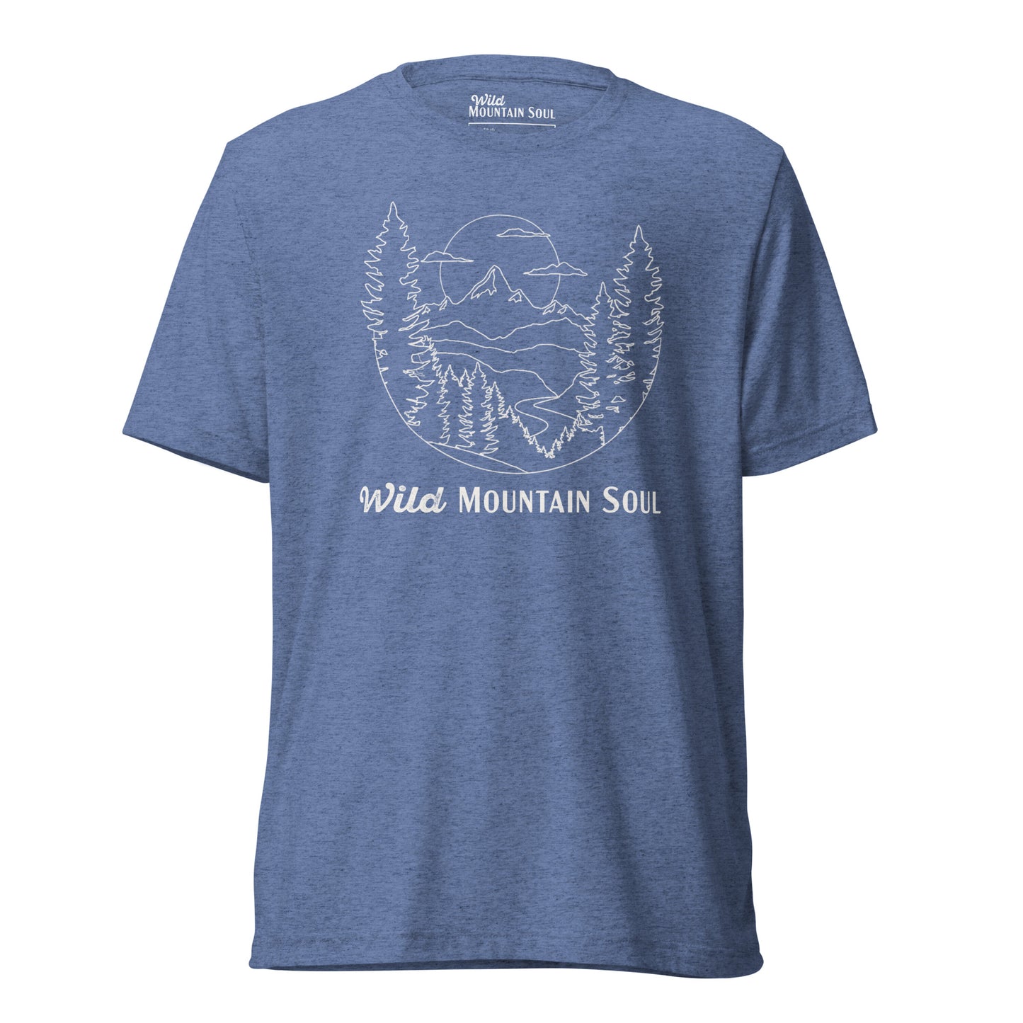 Wild Mountain Soul Graphic Tee • Tri-Blend Short Sleeve T-Shirt