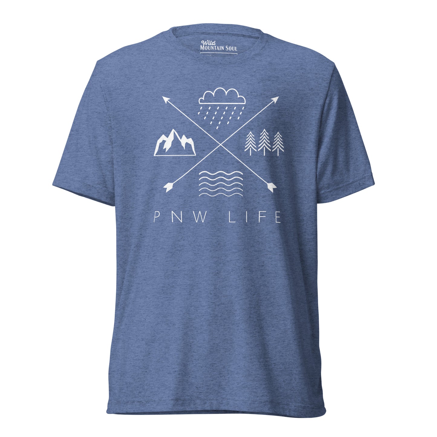 PNW LIFE • Short Sleeve Tri-blend T-Shirt