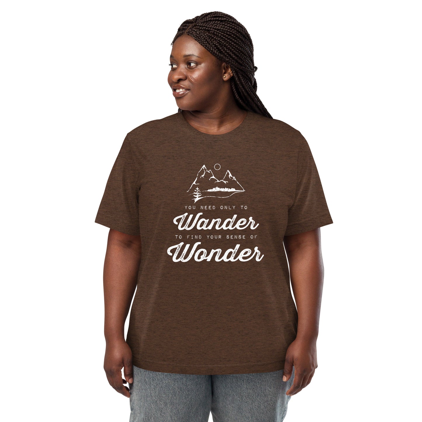 Wander to Wonder • Tri-blend short sleeve t-shirt