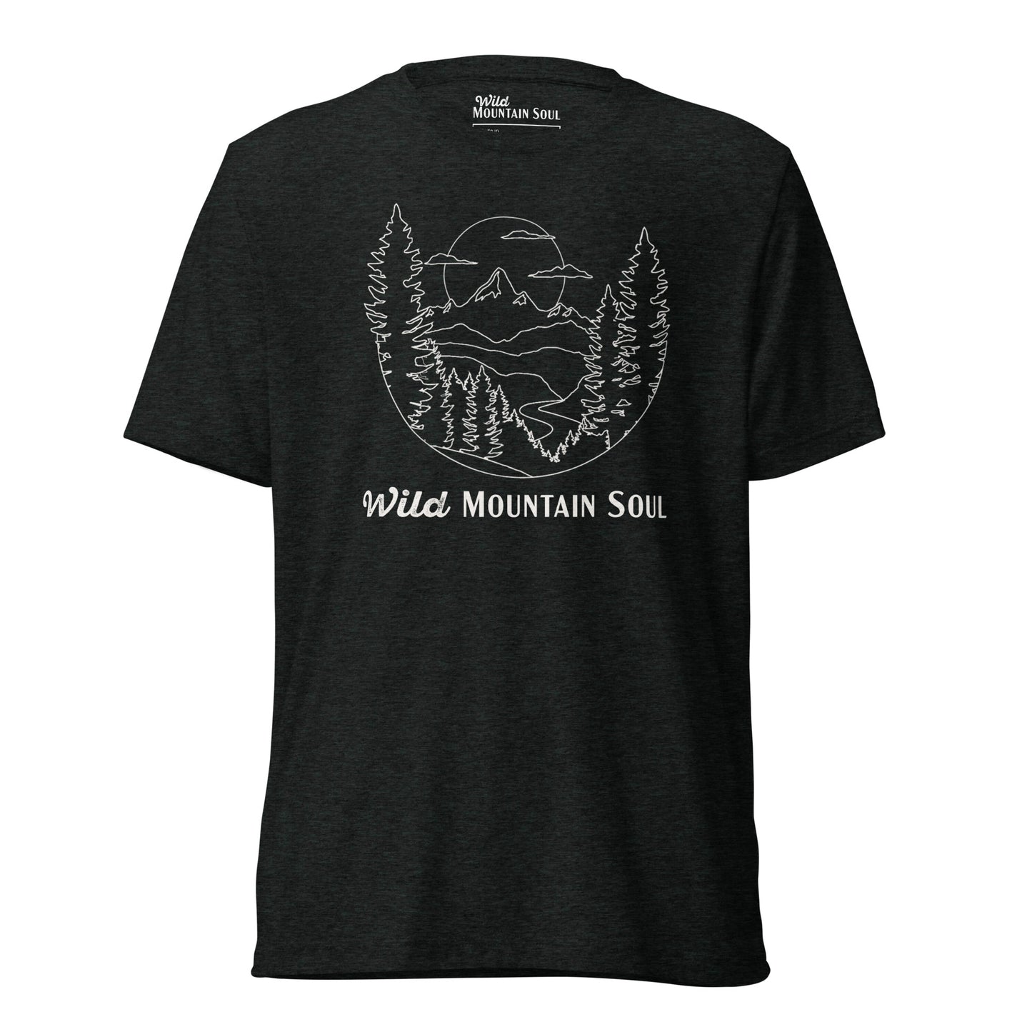 Wild Mountain Soul Graphic Tee • Tri-Blend Short Sleeve T-Shirt