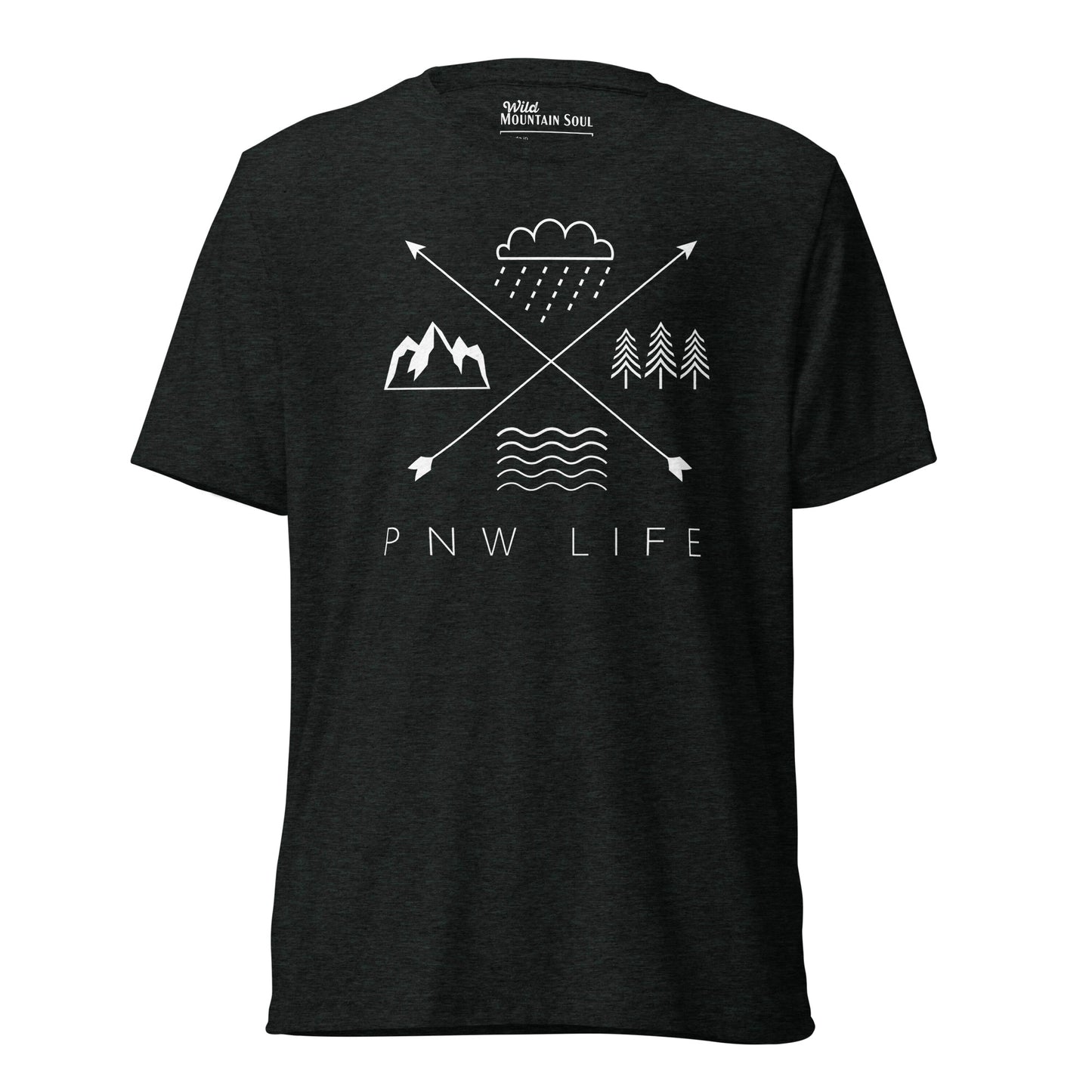 PNW LIFE • Short Sleeve Tri-blend T-Shirt