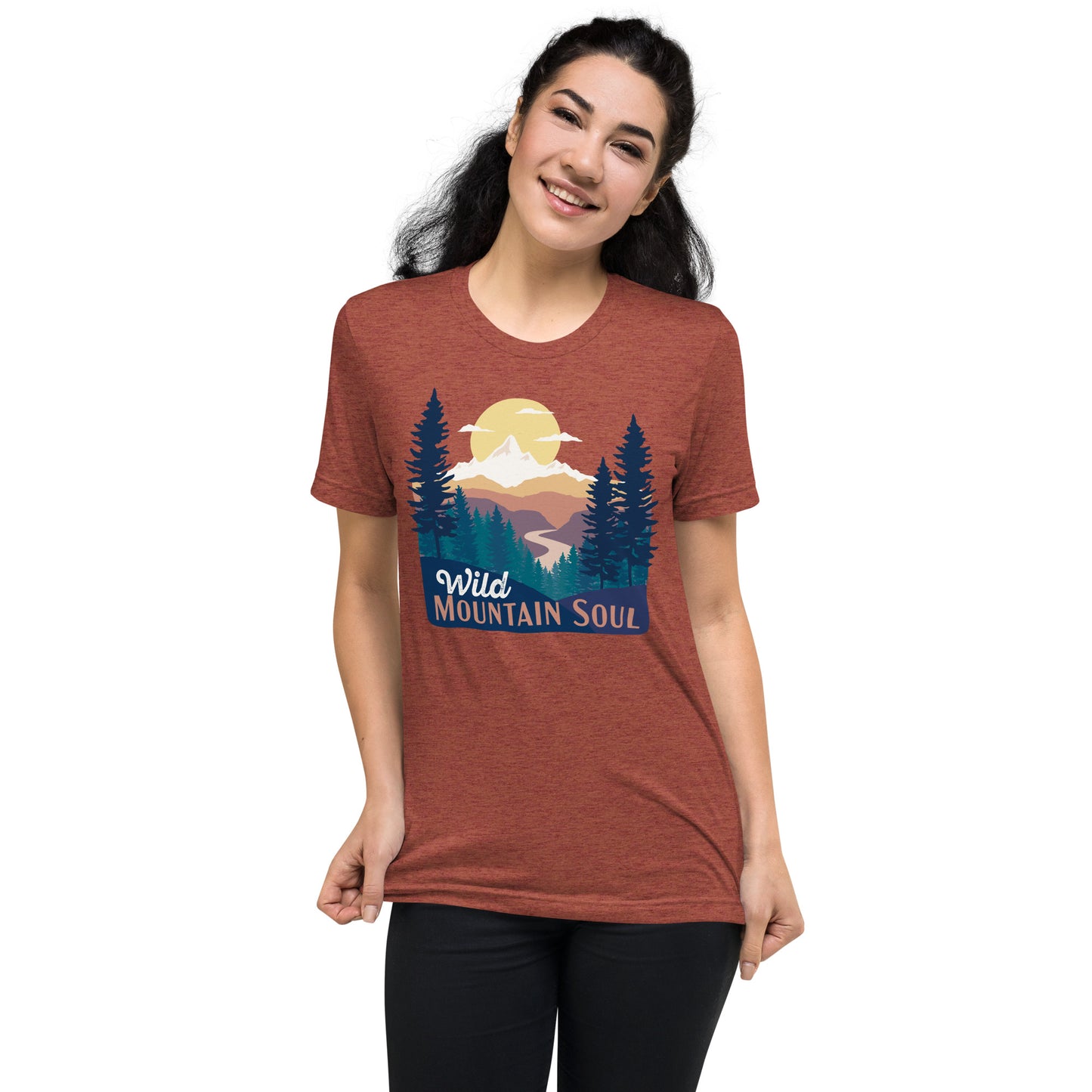 Wild Mountain Soul • Tri-blend short sleeve t-shirt