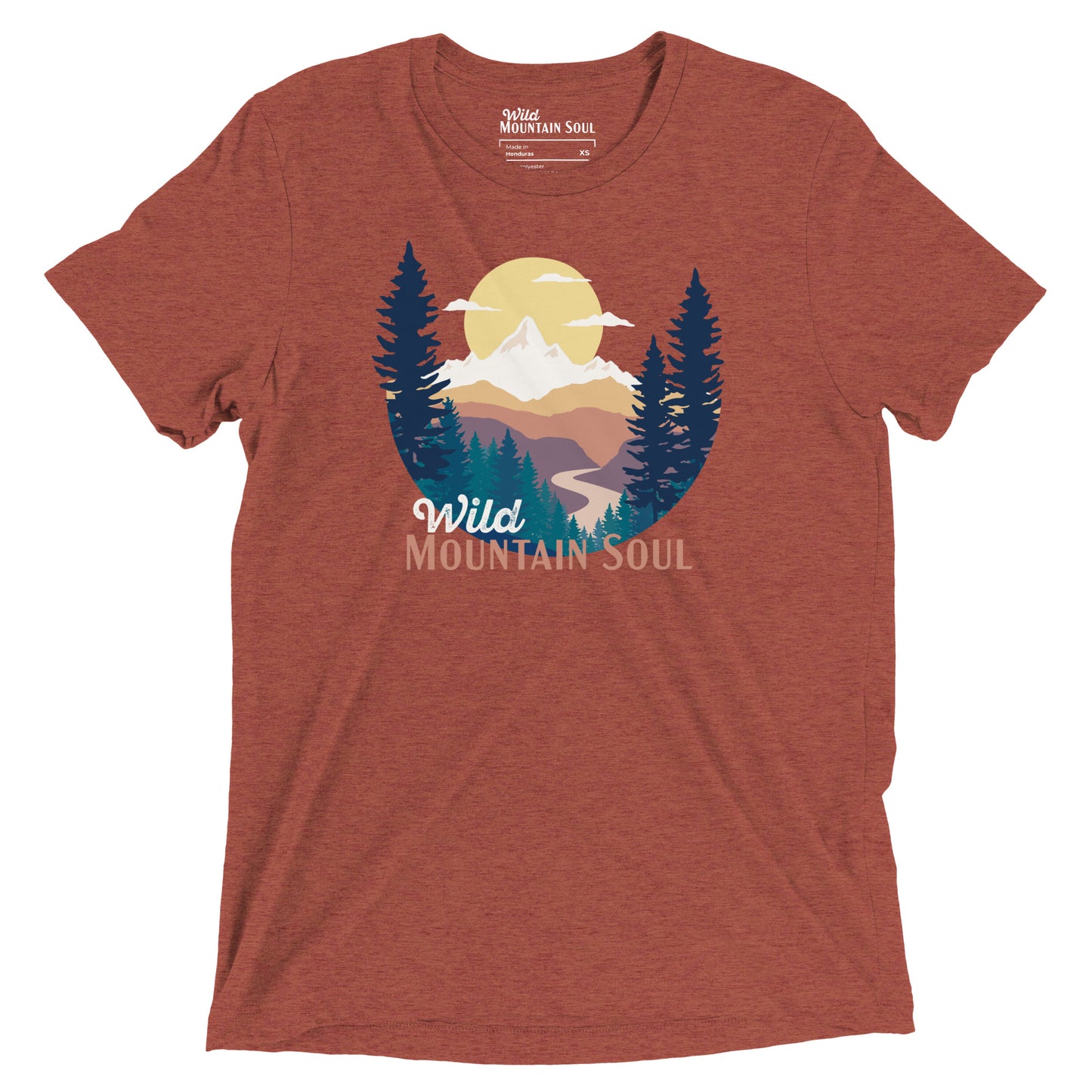 Wild Mountain Soul • Short Sleeve Tri-blend T-Shirt