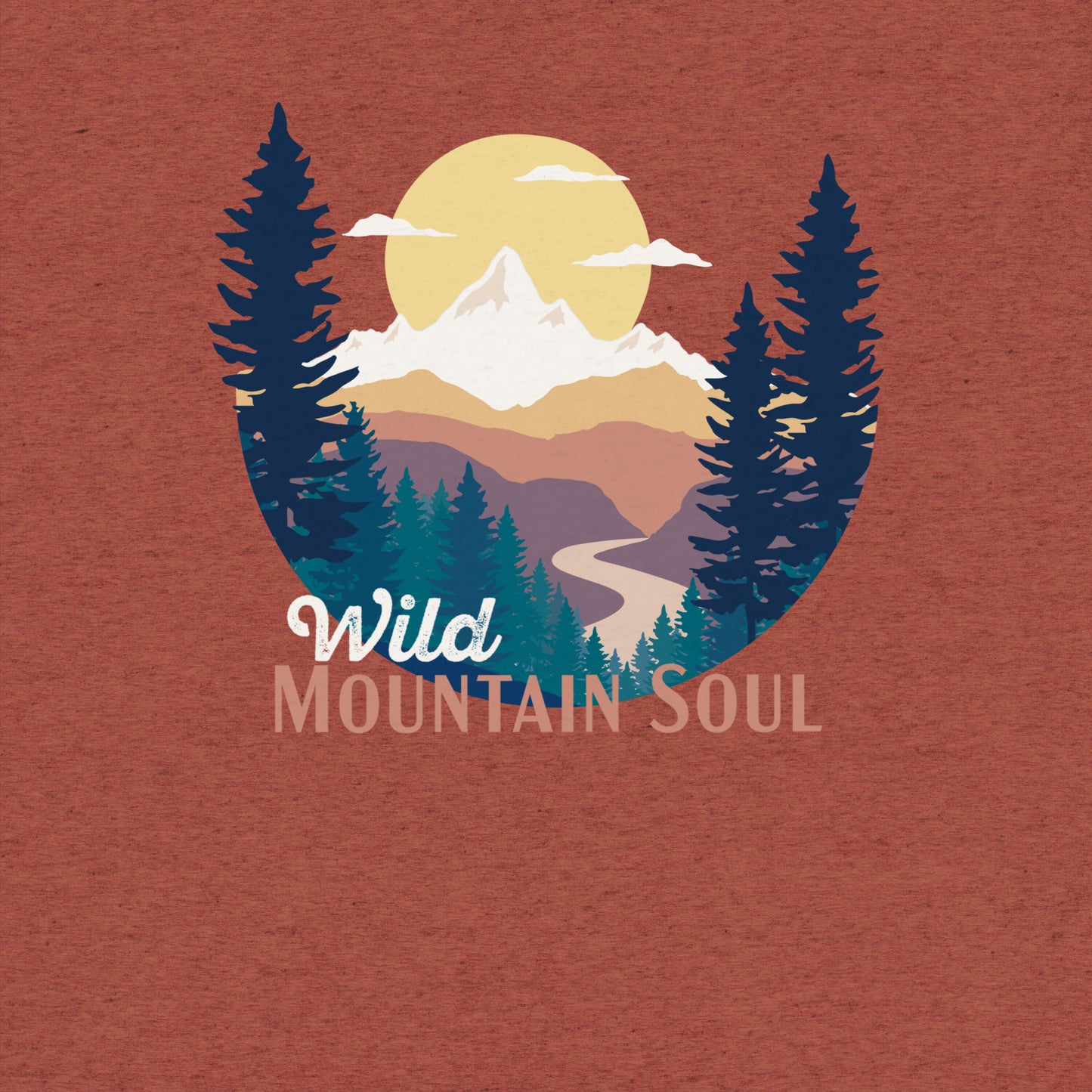 Wild Mountain Soul • Short Sleeve Tri-blend T-Shirt