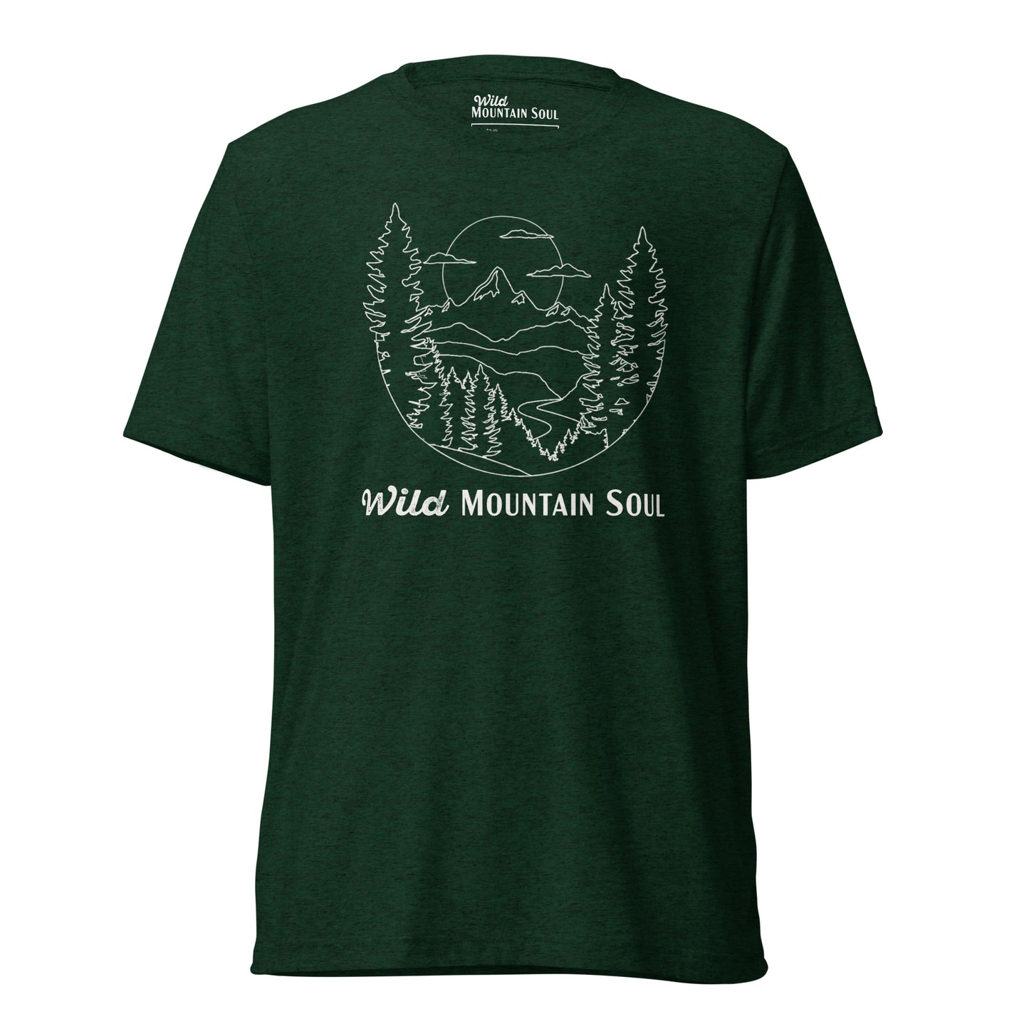 Wild Mountain Soul Graphic Tee • Tri-Blend Short Sleeve T-Shirt