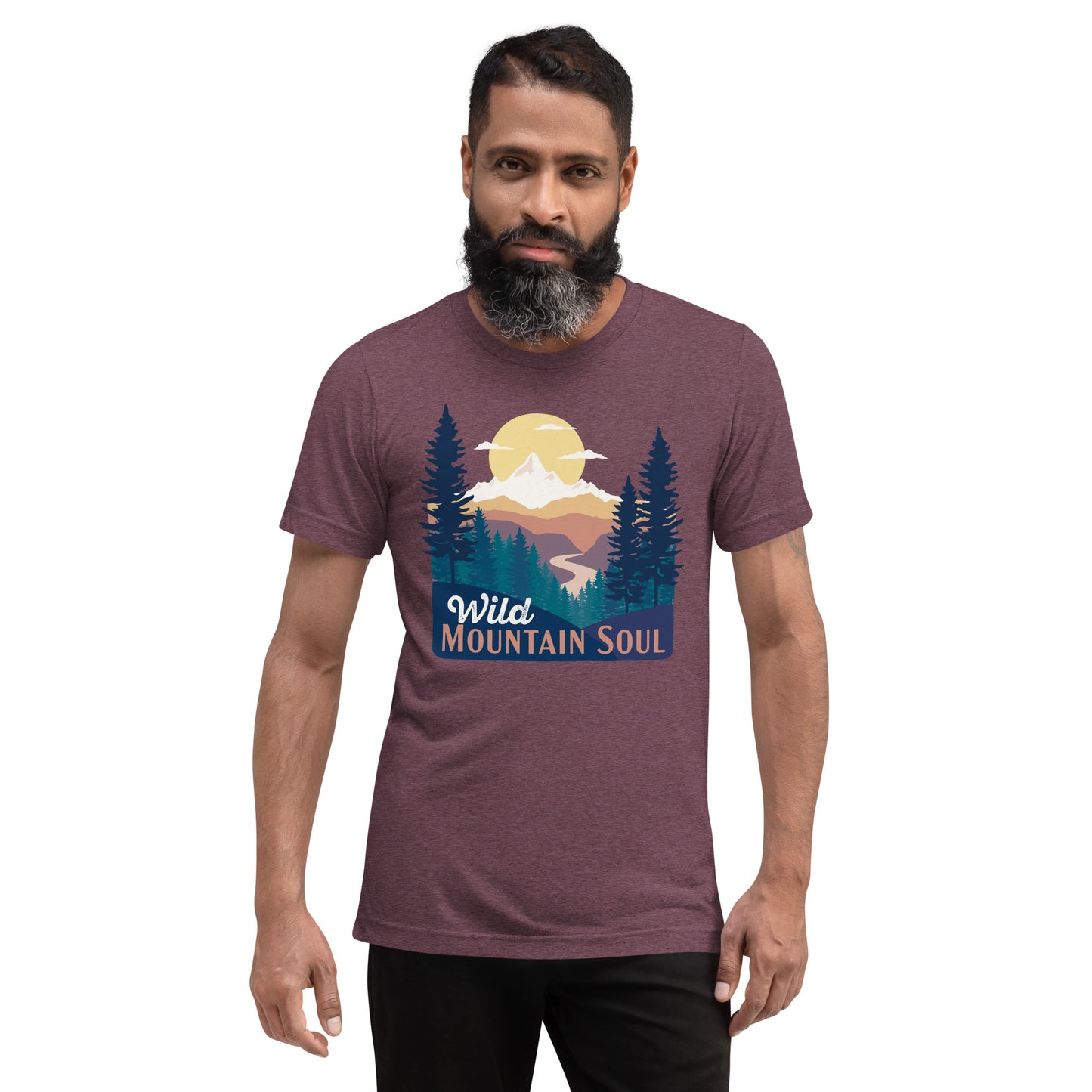 Wild Mountain Soul • Tri-blend short sleeve t-shirt