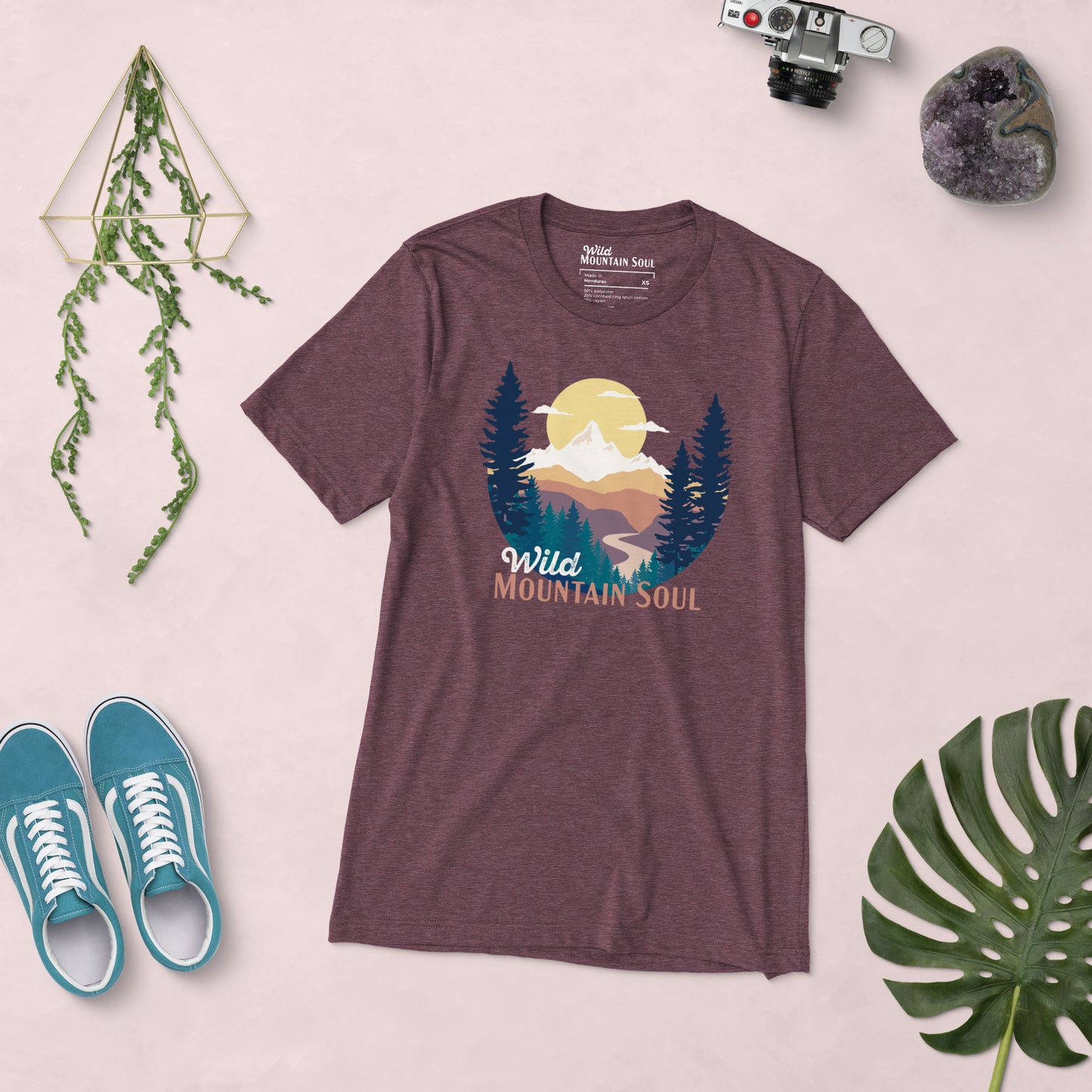 Wild Mountain Soul • Short Sleeve Tri-blend T-Shirt