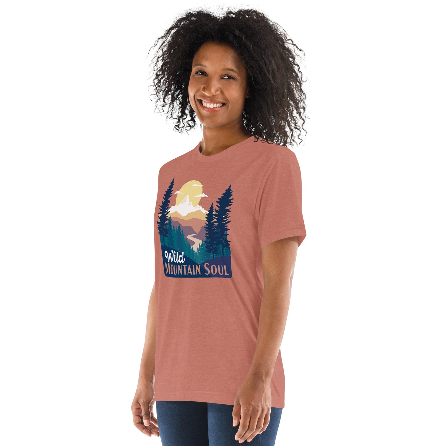 Wild Mountain Soul • Tri-blend short sleeve t-shirt