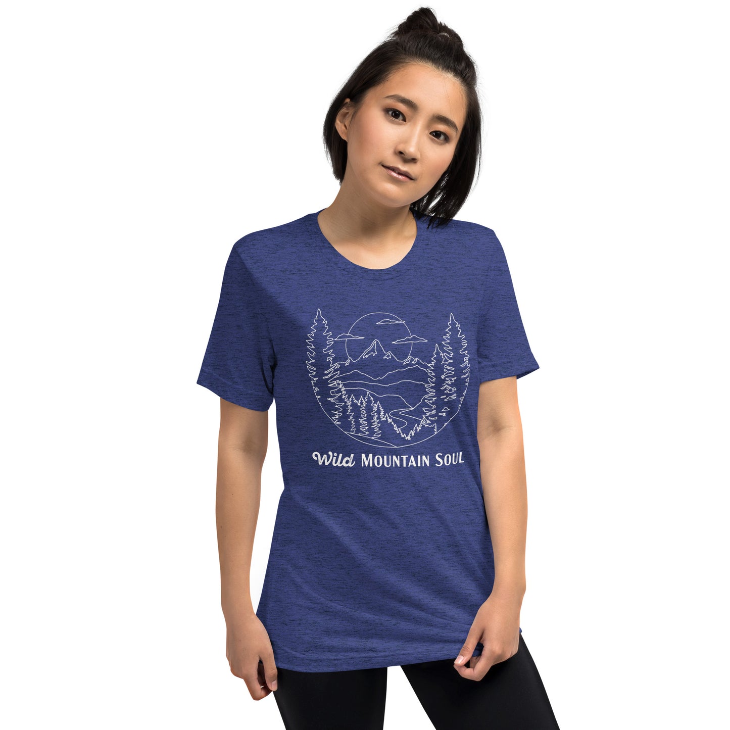 Wild Mountain Soul Graphic Tee • Tri-Blend Short Sleeve T-Shirt