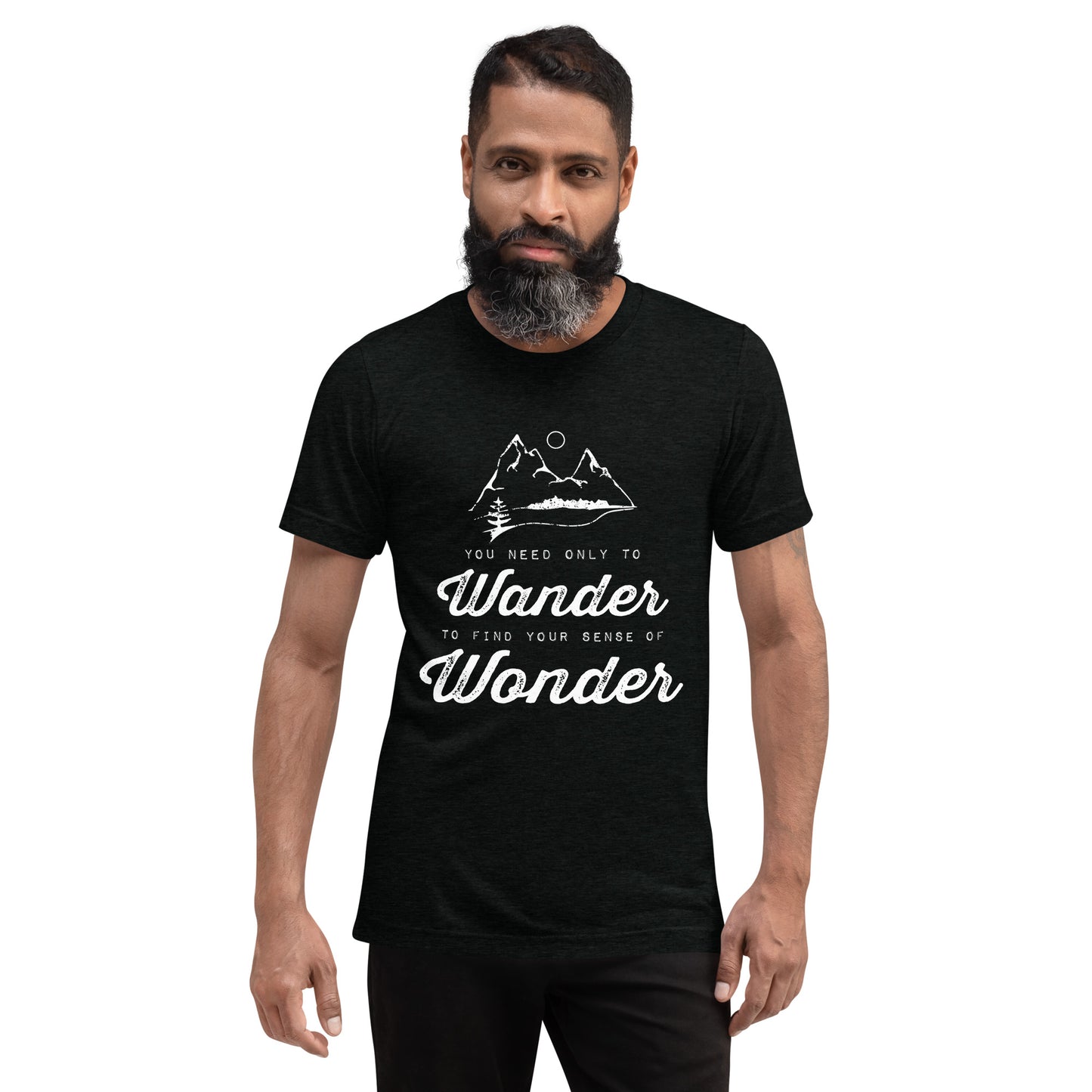 Wander to Wonder • Tri-blend short sleeve t-shirt