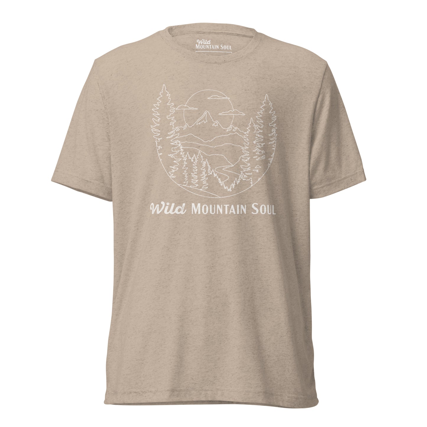 Wild Mountain Soul Graphic Tee • Tri-Blend Short Sleeve T-Shirt