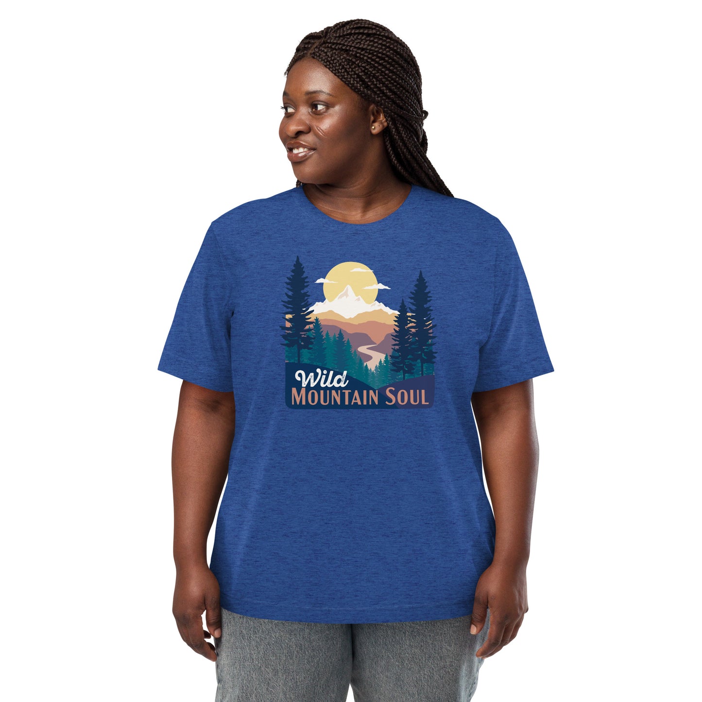 Wild Mountain Soul • Tri-blend short sleeve t-shirt