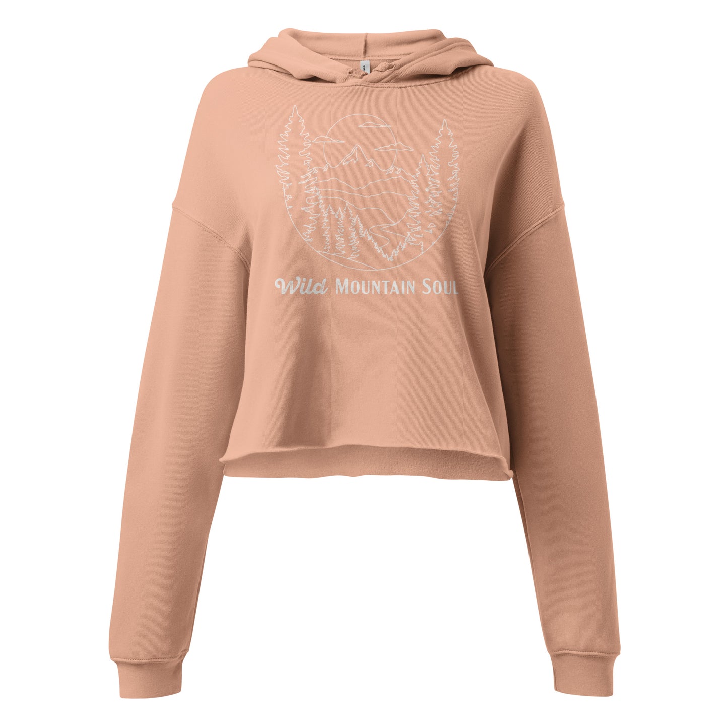 Wild Mountain Soul Graphic Hoodie • Crop Top Hoodie